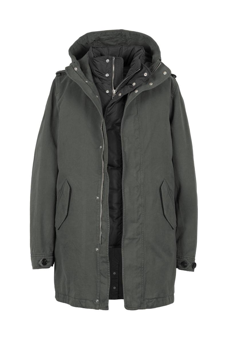 Lempelius BAUMWOLLPARKA TIO MIT DAUNENWESTE SKU: 6000616-63286M Rabatt