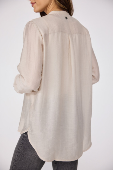 Lieblingsstück Langarm-Bluse mit Knopfleiste Lagerräumung