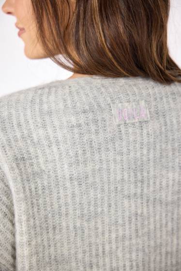 Lieblingsstück Rippenstruktur-Jacke mit Knöpfen Letzte 3 Tage