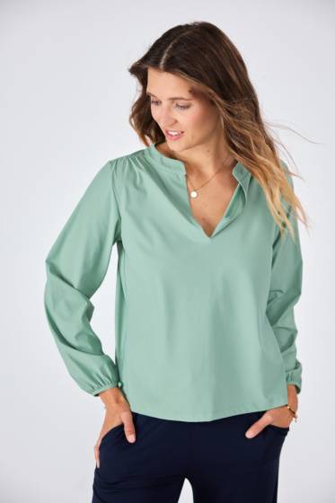 Lieblingsstück Bluse mit Bindebändern am Arm Sonderangebot der Fabrik