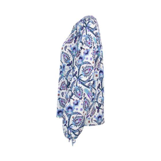 Lieblingsstück Print Bluse mit Bindebändern am Arm Discount Store für neue Produkte