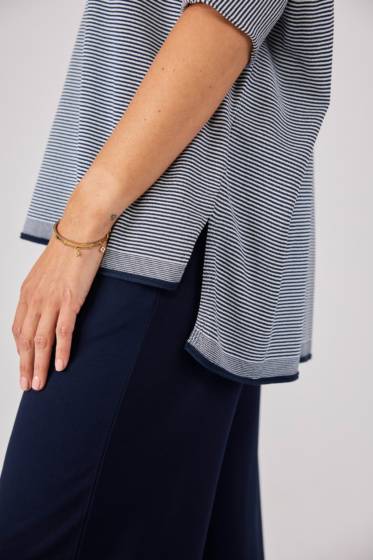 Lieblingsstück 3/4 Arm Strickshirt mit Schlitz Kostenloser Versand international