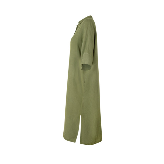 Lieblingsstück Leinenkleid mit Hemdkragen Black Friday Preise