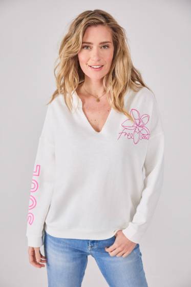 Lieblingsstück Sweatshirt mit Rubberprint 50% Rabatt für begrenzte Zeit