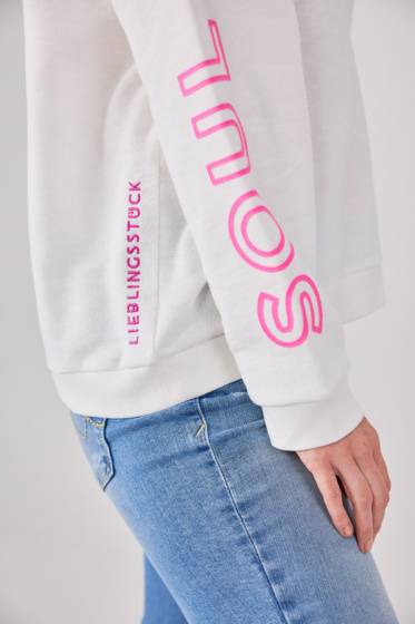 Lieblingsstück Sweatshirt mit Rubberprint 50% Rabatt für begrenzte Zeit