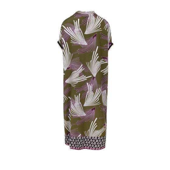 Lieblingsstück Halbarmkleid mit Bordüre Rabatte dieses Monats