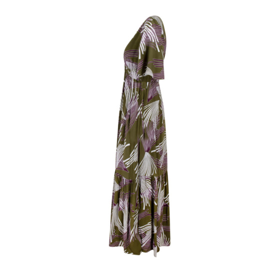 Lieblingsstück Maxikleid mit Gummizug und Print Meist gekauft