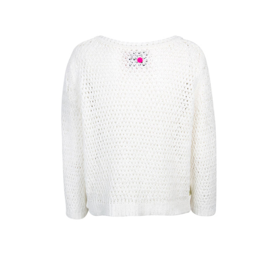 Lieblingsstück Lochstrick Pullover mit V-Ausschnitt Limitierter Zeitrabatt