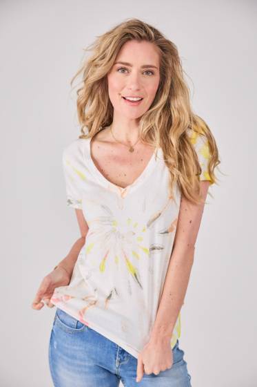 Lieblingsstück T-Shirt mit Batik Motiv Rabatt