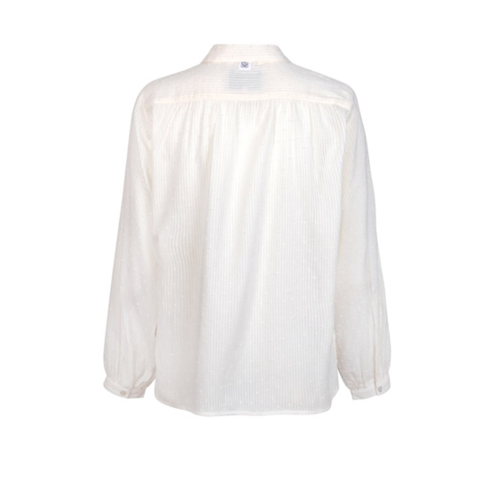 Lieblingsstück Hemdkragenbluse mit Pünktchen-Optik Top Angebot