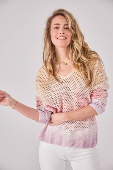 Lieblingsstück Sommerpullover Lochstick Exklusive Angebote