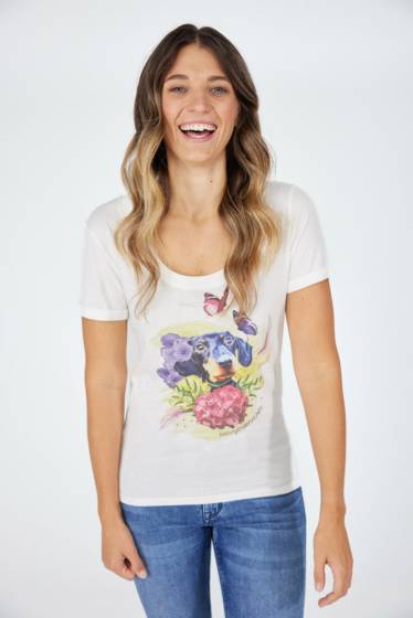 Lieblingsstück T-Shirt mit Frontmotiv Dackel Blitzangebot