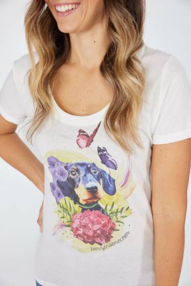 Lieblingsstück T-Shirt mit Frontmotiv Dackel Blitzangebot
