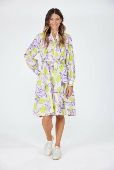 Lieblingsstück Durchgeknöpftes Kleid mit Lemon Print Neuheiten