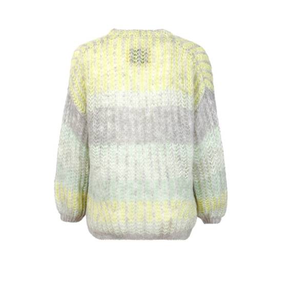 Lieblingsstück Strickjacke mit Stehkragen und Streifen Tägliche Deals
