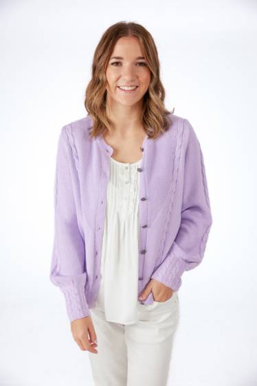 Lieblingsstück Trachtenjacke mit Strickmuster-Mix Tiefpreis