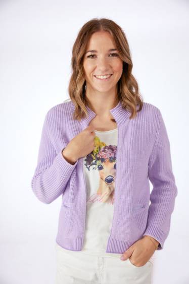 Lieblingsstück Trachtenjacke mit Rippenstruktur und breitem Saum Super Sparpreis
