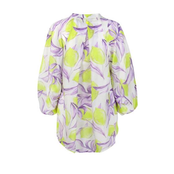 Lieblingsstück Bluse mit Stehkragen und Lemon Print Wochenangebot