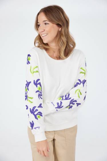 Lieblingsstück Sweatshirt mit Pailletten Motiv Neueste Stile