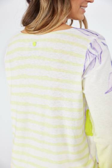 Lieblingsstück Pullover mit Inside Out Lemon Print Letzte 2 Tage