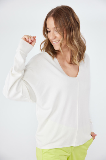Lieblingsstück Pullover mit Mittelnaht und Cut Out Letzter Tag