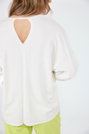 Lieblingsstück Pullover mit Mittelnaht und Cut Out Letzter Tag