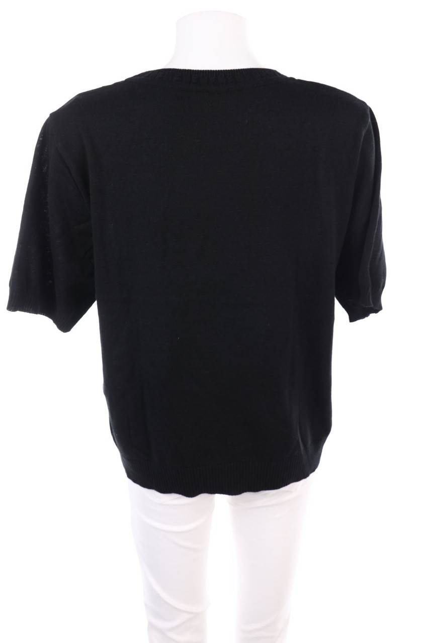 Carou Ohne Label Kurzarm-Strick-Pullover Neueste Mode
