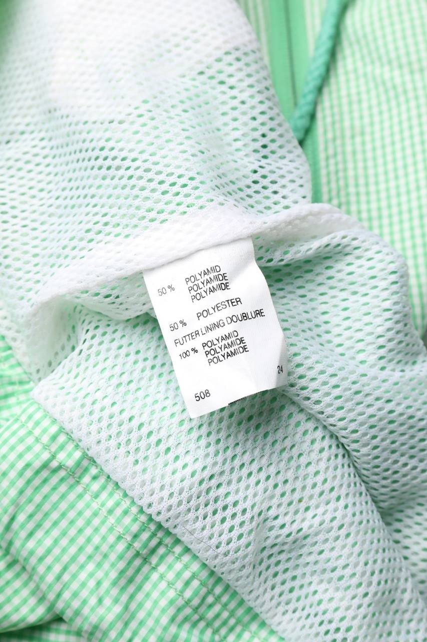 Carou mäser Karo-Regen-Jacke mit Logo-Stickerei Saisonale Angebote