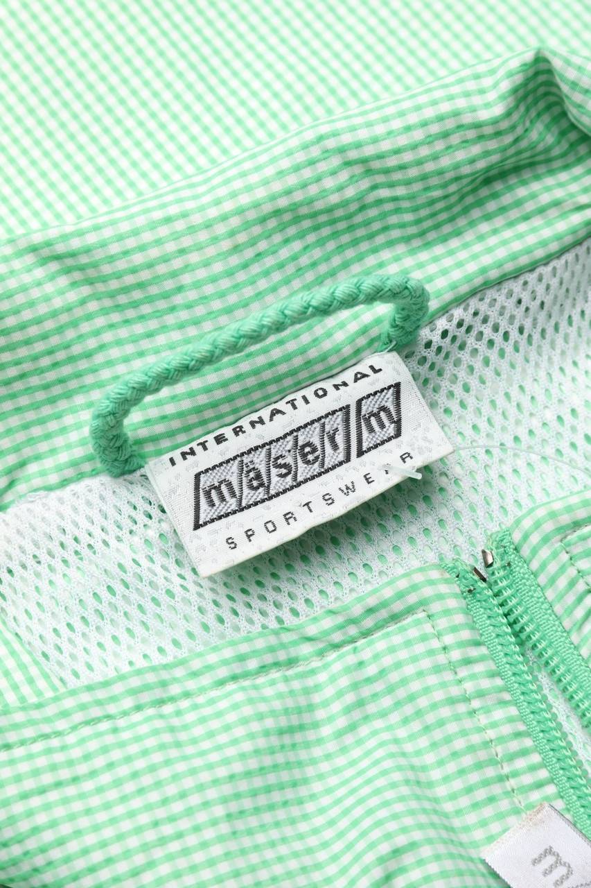 Carou mäser Karo-Regen-Jacke mit Logo-Stickerei Saisonale Angebote