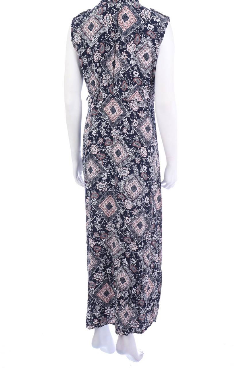 Carou FEE RED Paris Maxi-Kleid mit Blumen-Print Super Sparpreis
