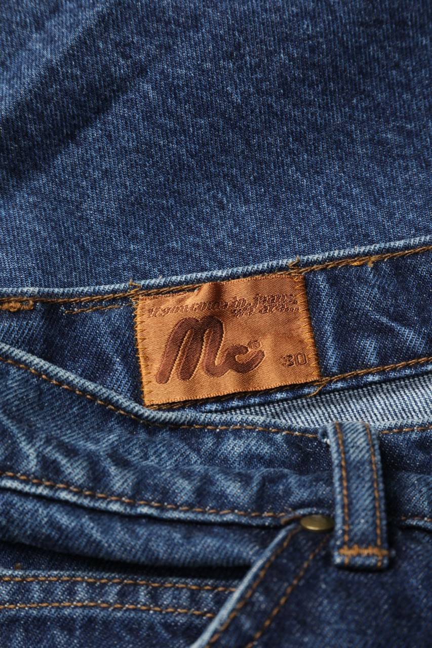 Carou MC Vintage-Dark Denim Straight Cut Jeans Sonderangebot der Fabrik