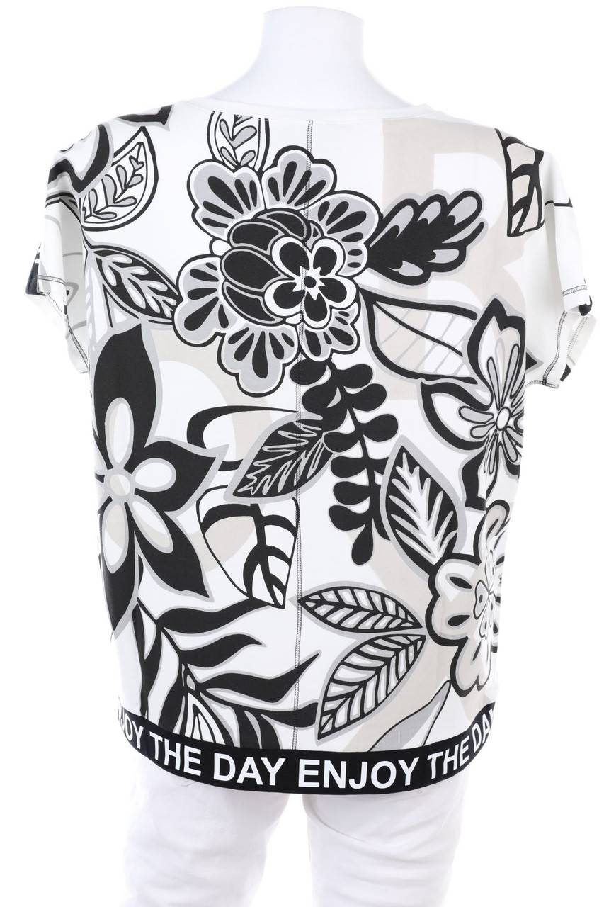 Carou monari Sweatshirt mit Blumen-Print Outlet