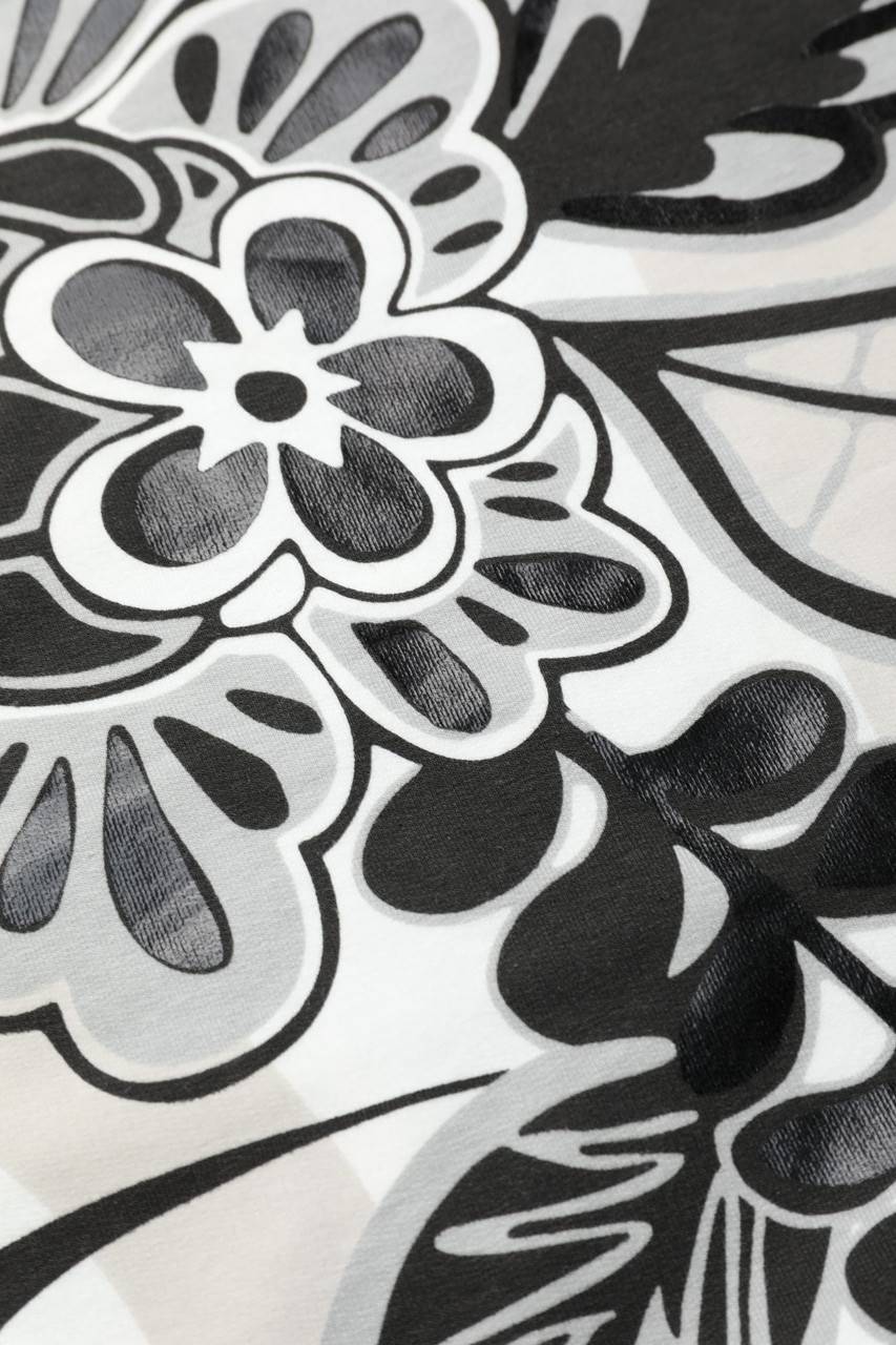 Carou monari Sweatshirt mit Blumen-Print Outlet