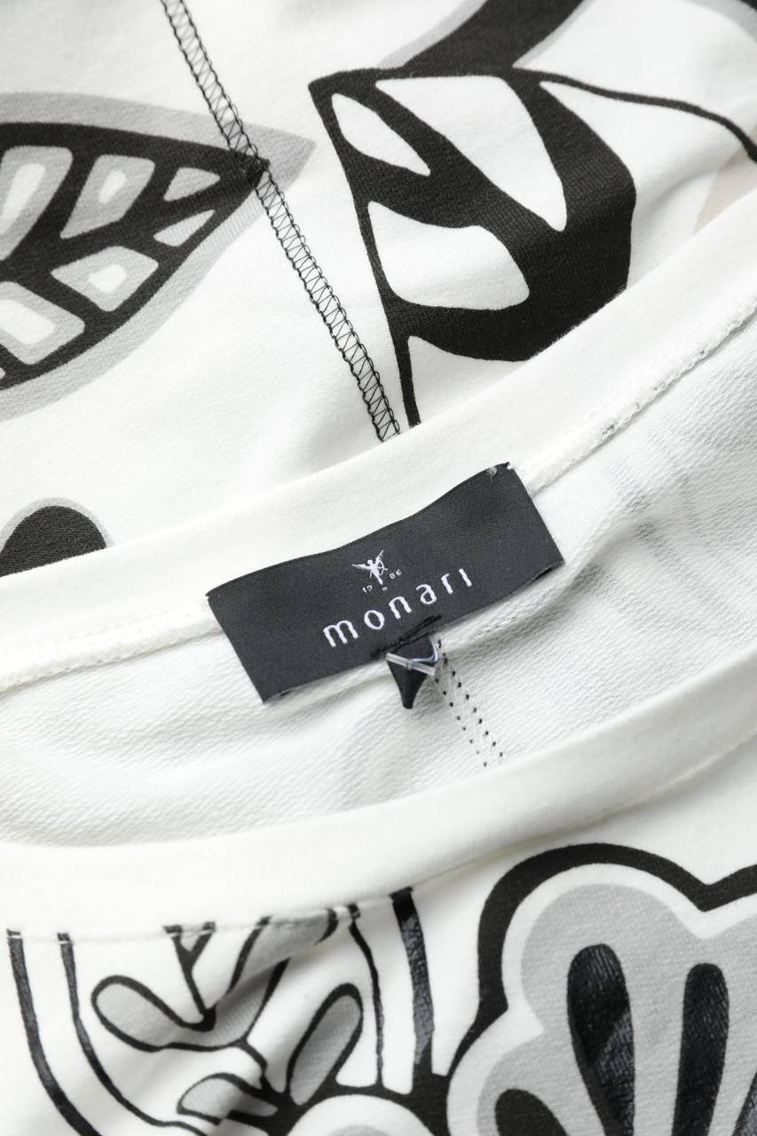 Carou monari Sweatshirt mit Blumen-Print Outlet