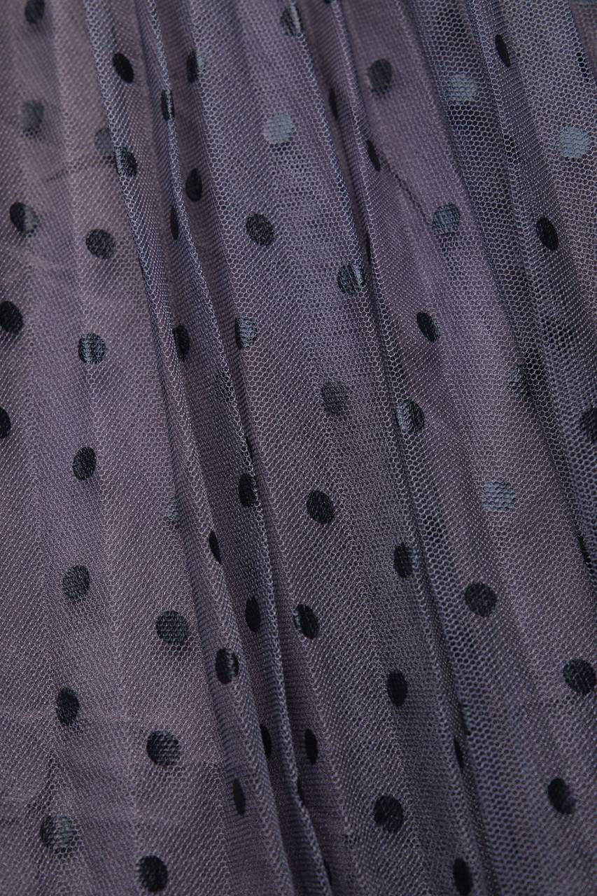 Carou Ohne Label Tüll-Midirock mit Polka Dots Günstiger Verkauf