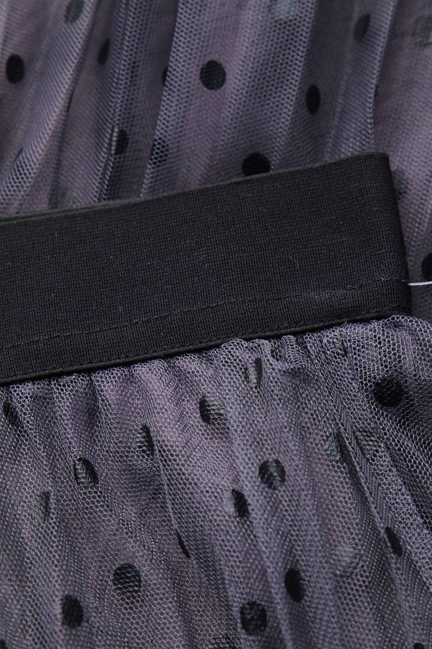 Carou Ohne Label Tüll-Midirock mit Polka Dots Günstiger Verkauf