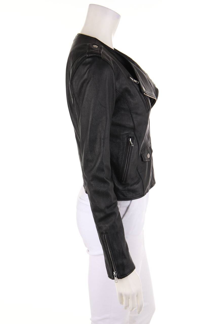 Carou REPEAT LEATHER Lederjacke im Biker-Stil Kostenloser Versand