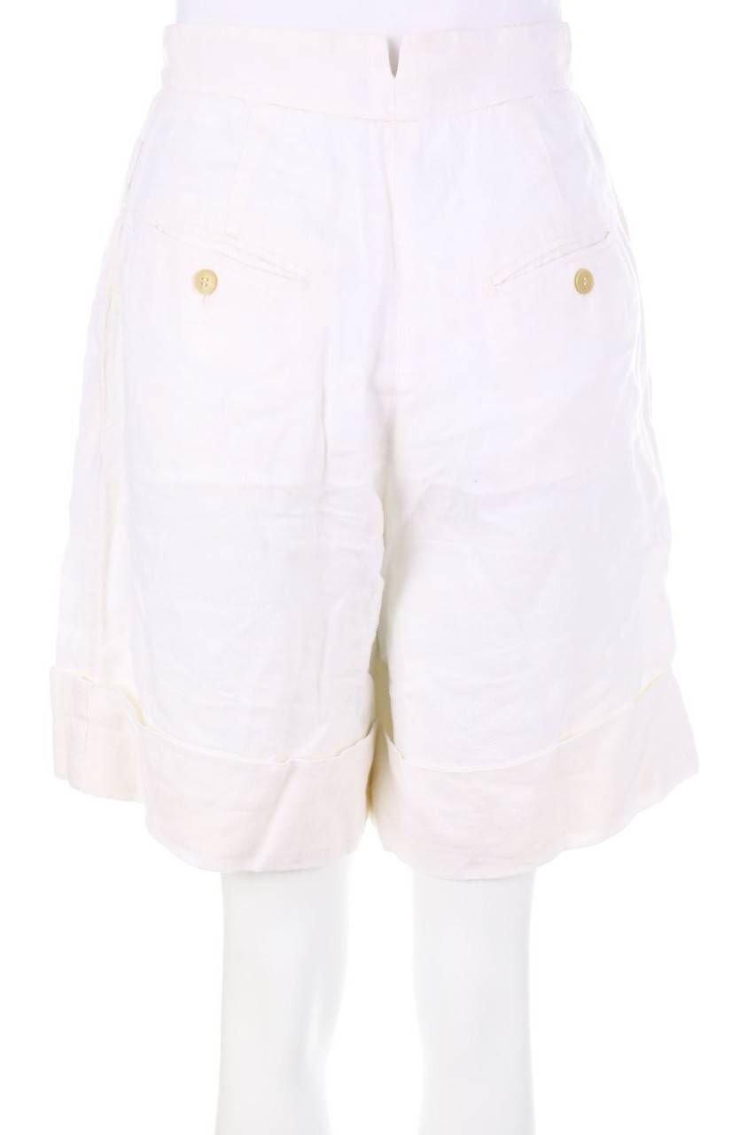 Carou Max Mara Bermuda-Shorts aus Leinen Valentinstagsangebot