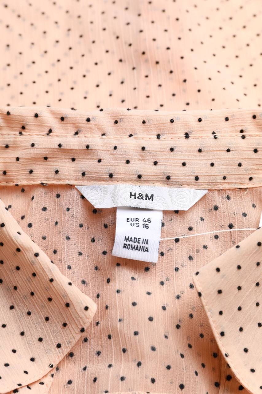 Carou H&M Hemd-Bluse mit kurzem Ärmel Top Angebot