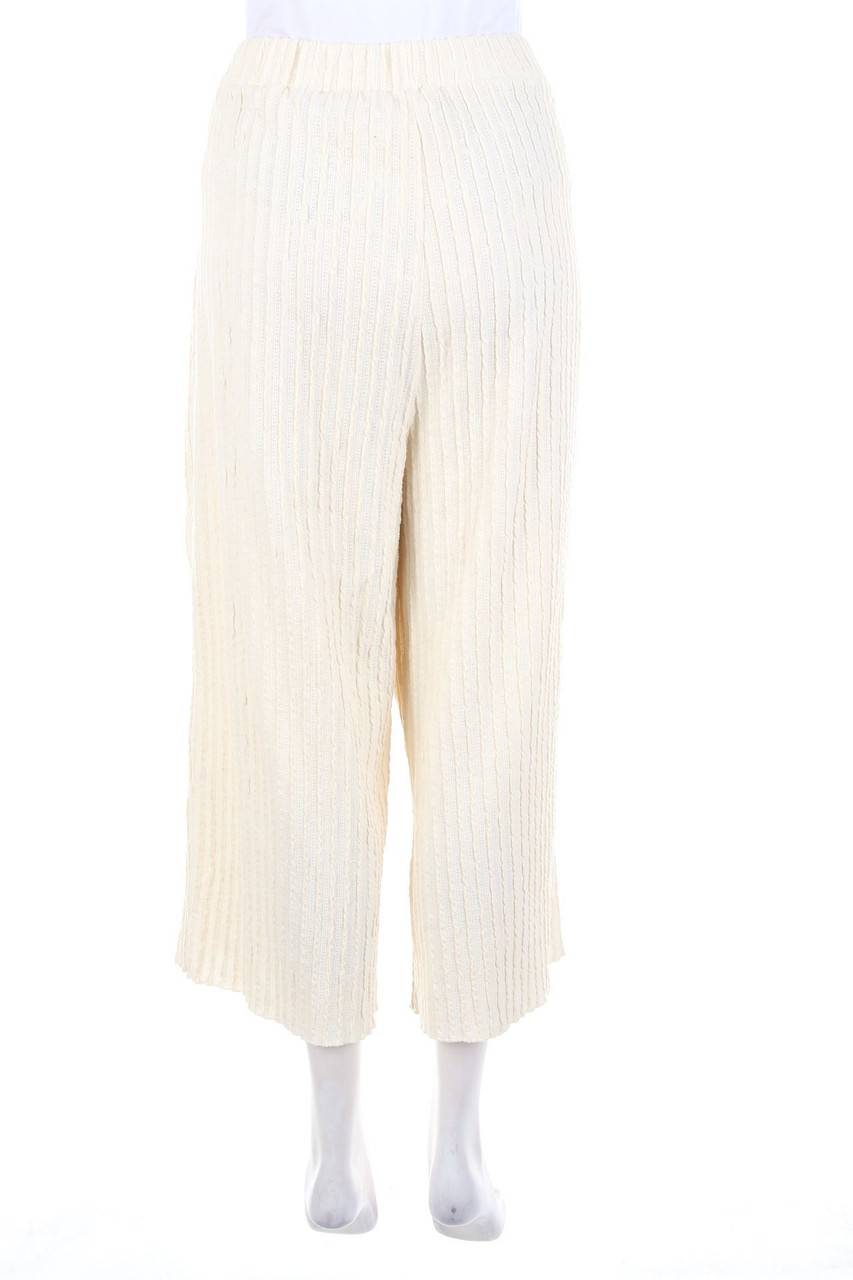 Carou Ohne Label High Waist-Culotte mit Raffungen Exklusive Angebote
