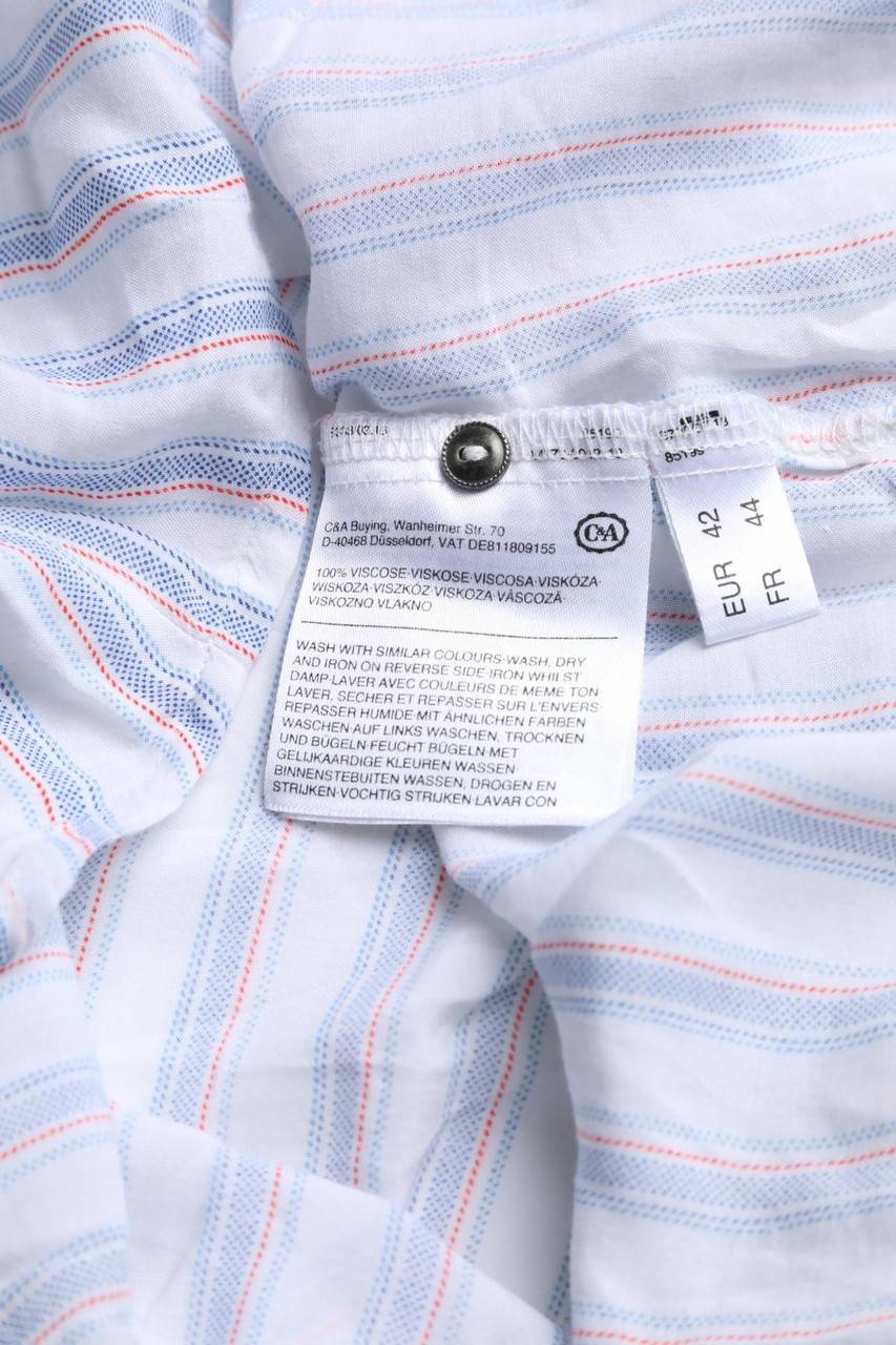 Carou Yessica by C&A Hemd-Bluse mit kurzem Ärmel zum Knoten Saisonale Angebote