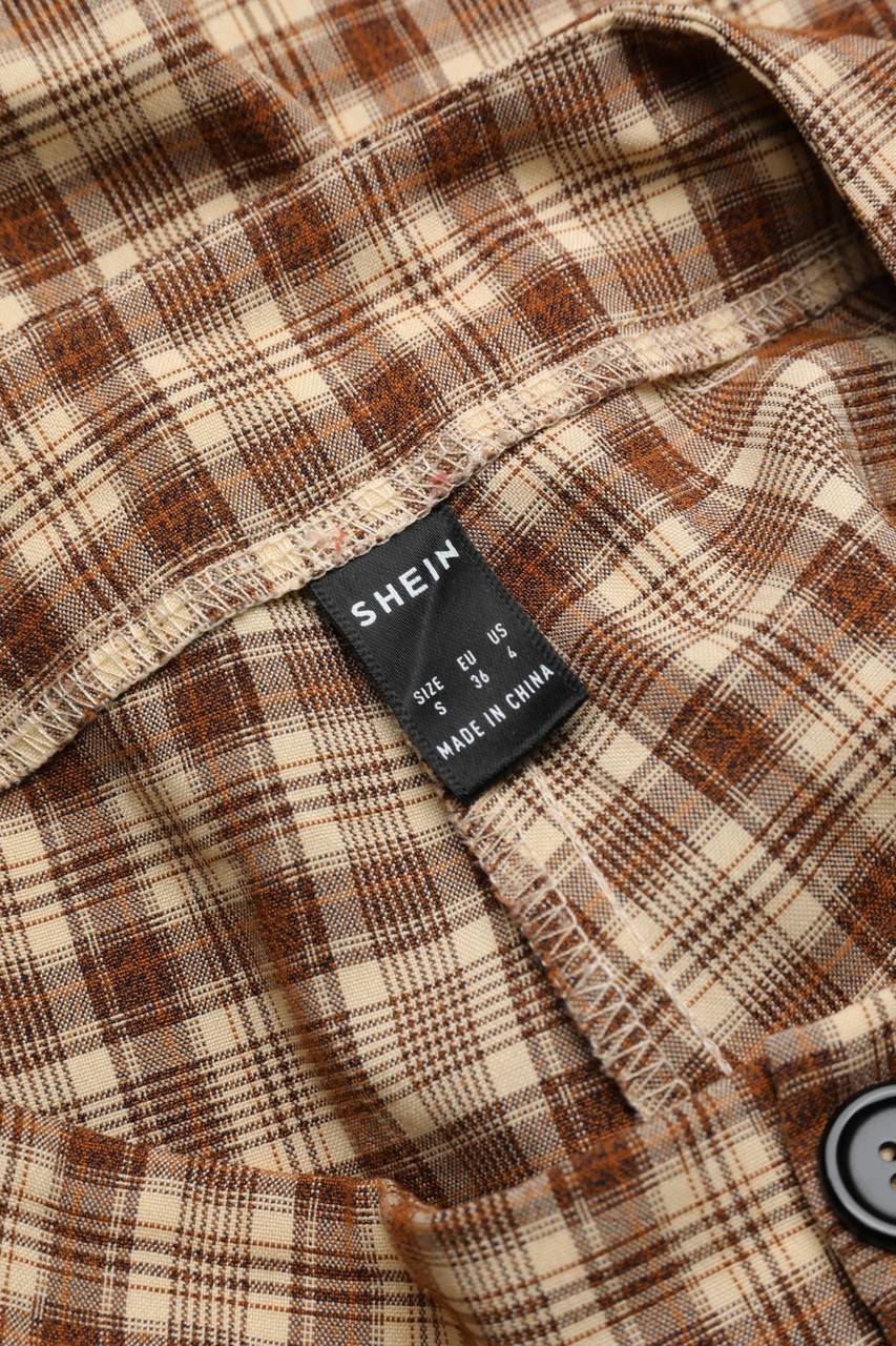 Carou SHEIN Hose mit Karo-Muster Riesige Ersparnisse
