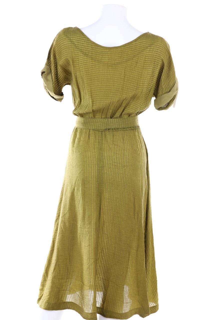 Carou VINTAGE Midikleid mit Gummizug Tiefpreis