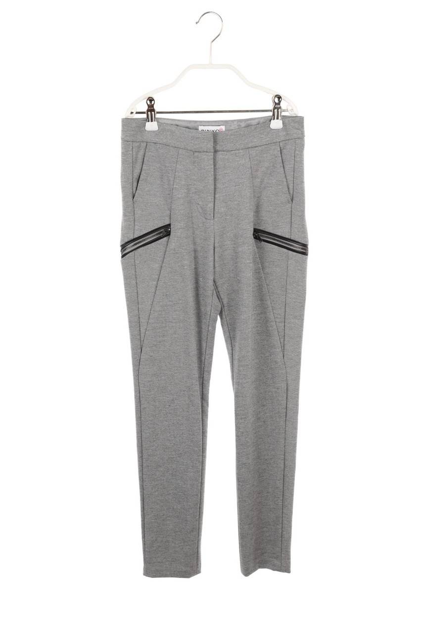 Carou PINKO UP Hose mit Kunstleder-Details Online Shopping