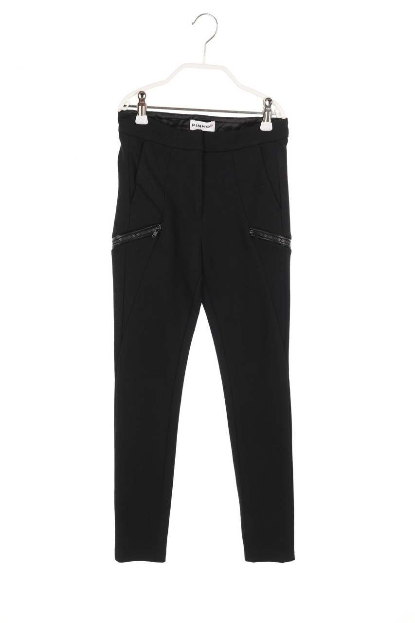 Carou PINKO UP Hose mit Kunstleder-Details Preisnachlass