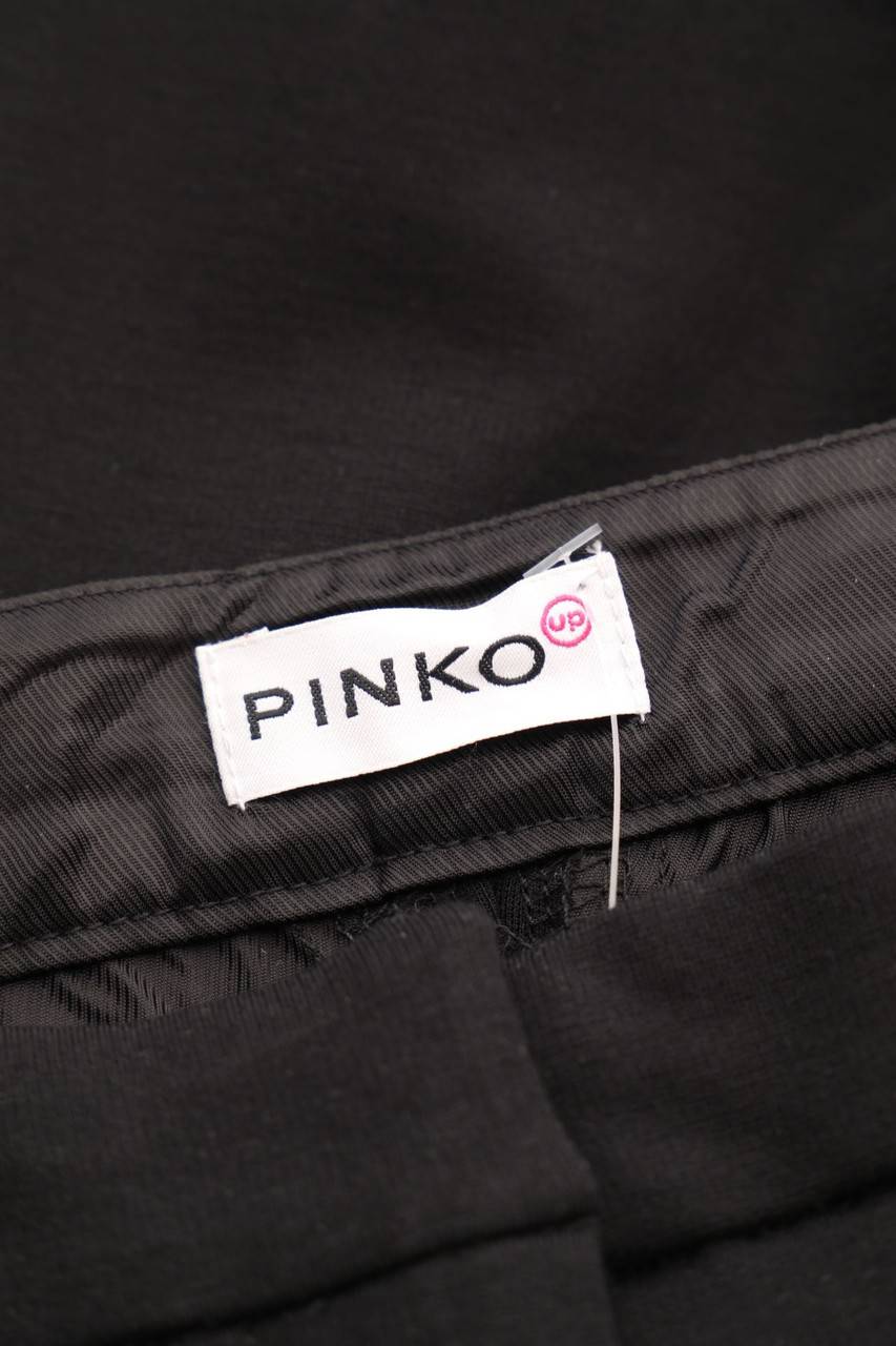 Carou PINKO UP Hose mit Kunstleder-Details Saisonschlussverkauf