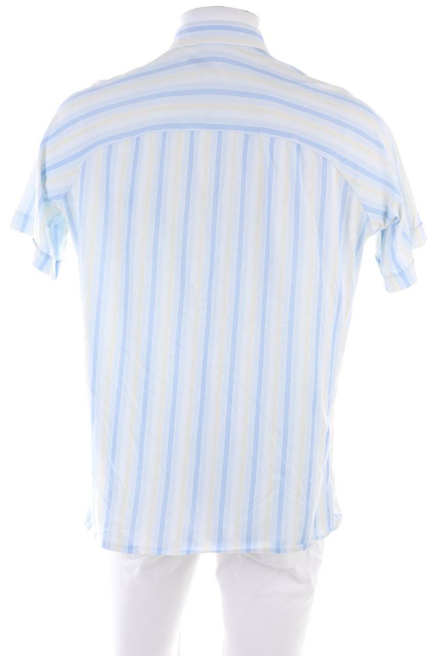 Carou LAPIDUS OF SWEDEN Kurzarm-Hemd mit Streifen Top Angebot