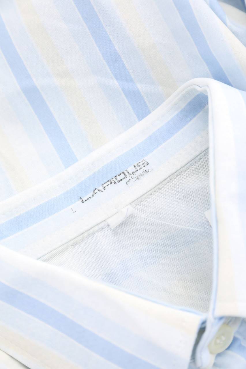 Carou LAPIDUS OF SWEDEN Kurzarm-Hemd mit Streifen Top Angebot
