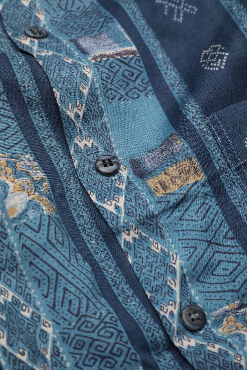 Carou Mc Panthon sportswear Print-Hemd Sonderangebote