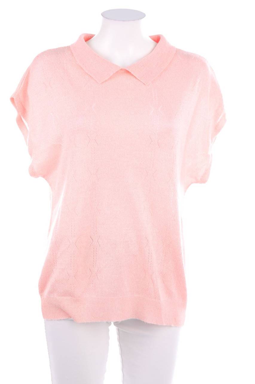 Carou VINTAGE Strick-Pullover mit Lochstrick-Details Begrenzte Freigabe